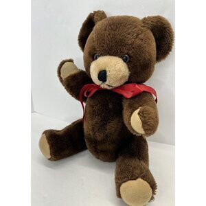 Vintage Classic Brown Teddy Bear California Stuffed Toys Plush Animal 17 Inch